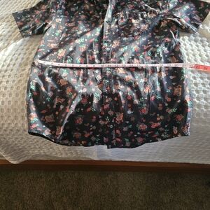 Dravus Black Floral Men's Shirt